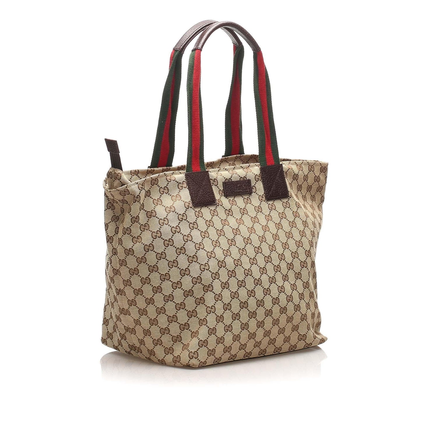 Gucci GG Canvas Web Tote Bag (SHG-11940)