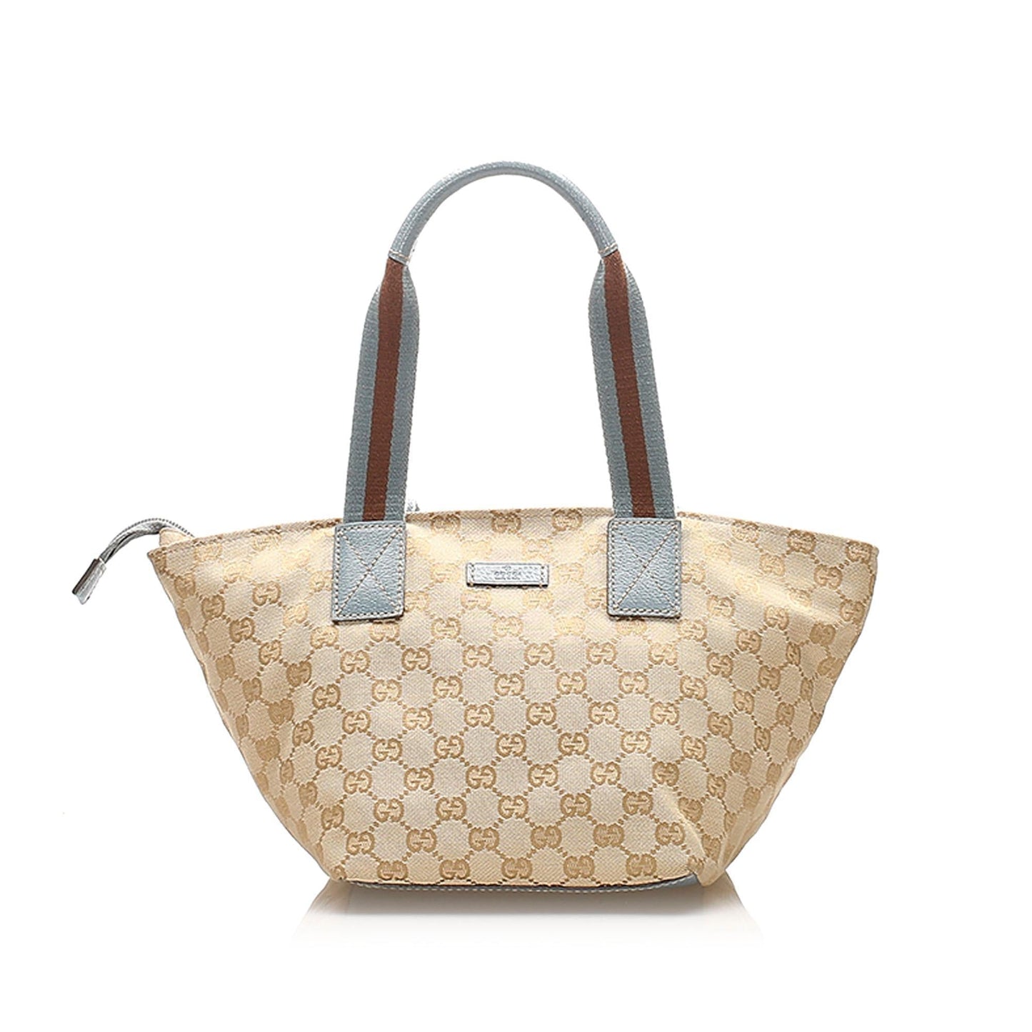 Gucci GG Canvas Web Tote Bag (SHG-15727)