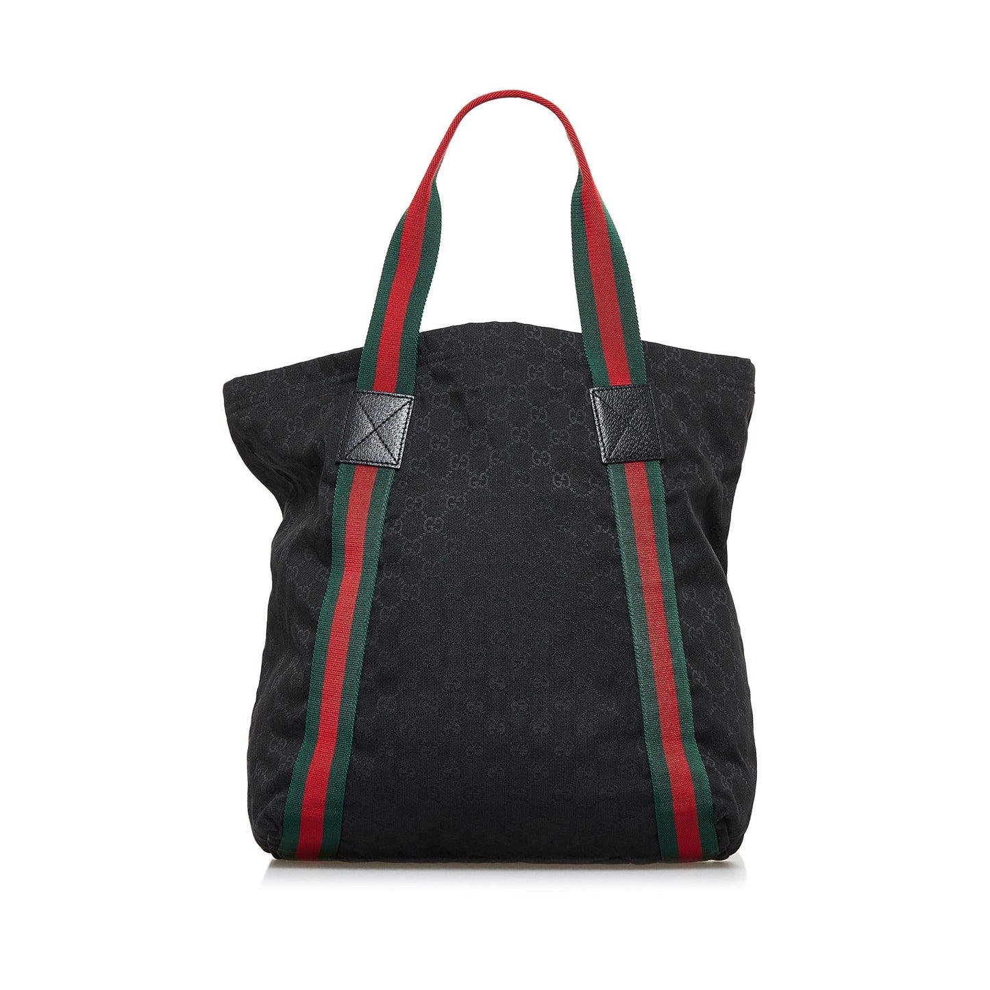 Gucci GG Canvas Web Tote Bag (SHG-XHMOLG)