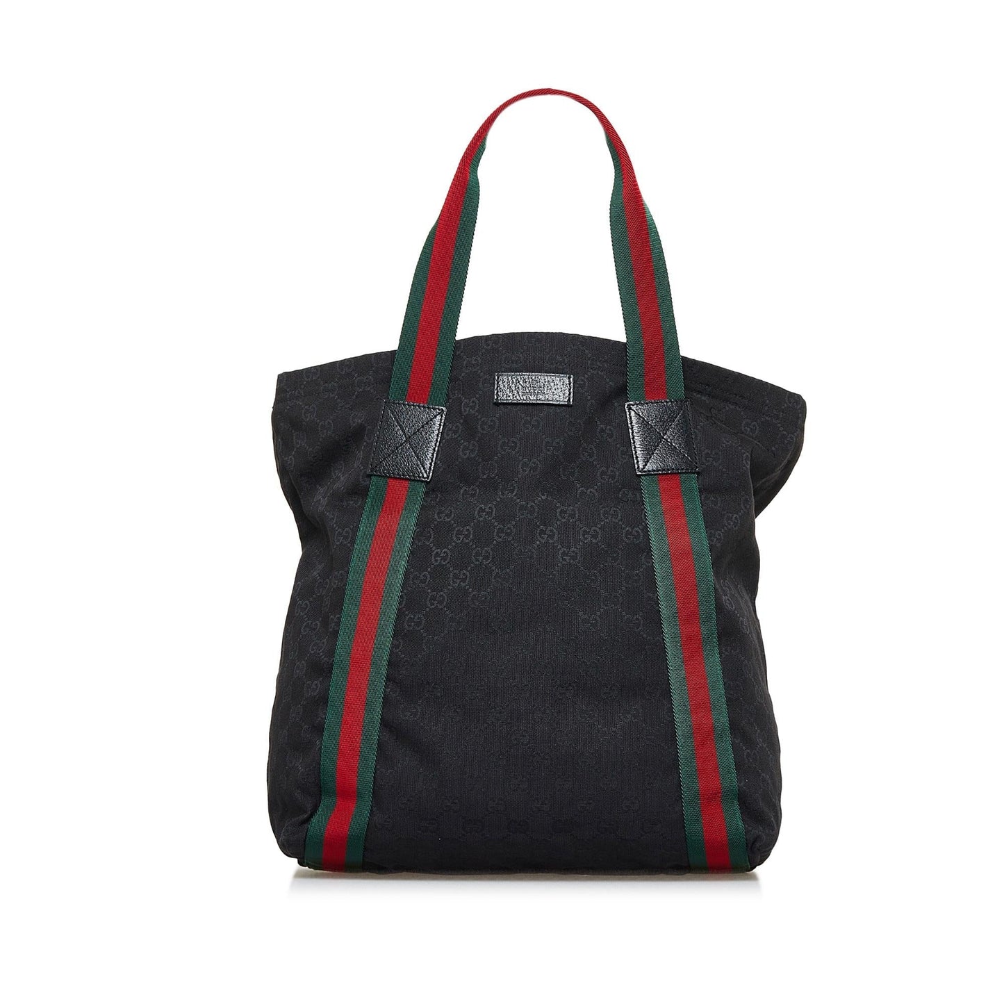 Gucci GG Canvas Web Tote Bag (SHG-XHMOLG)