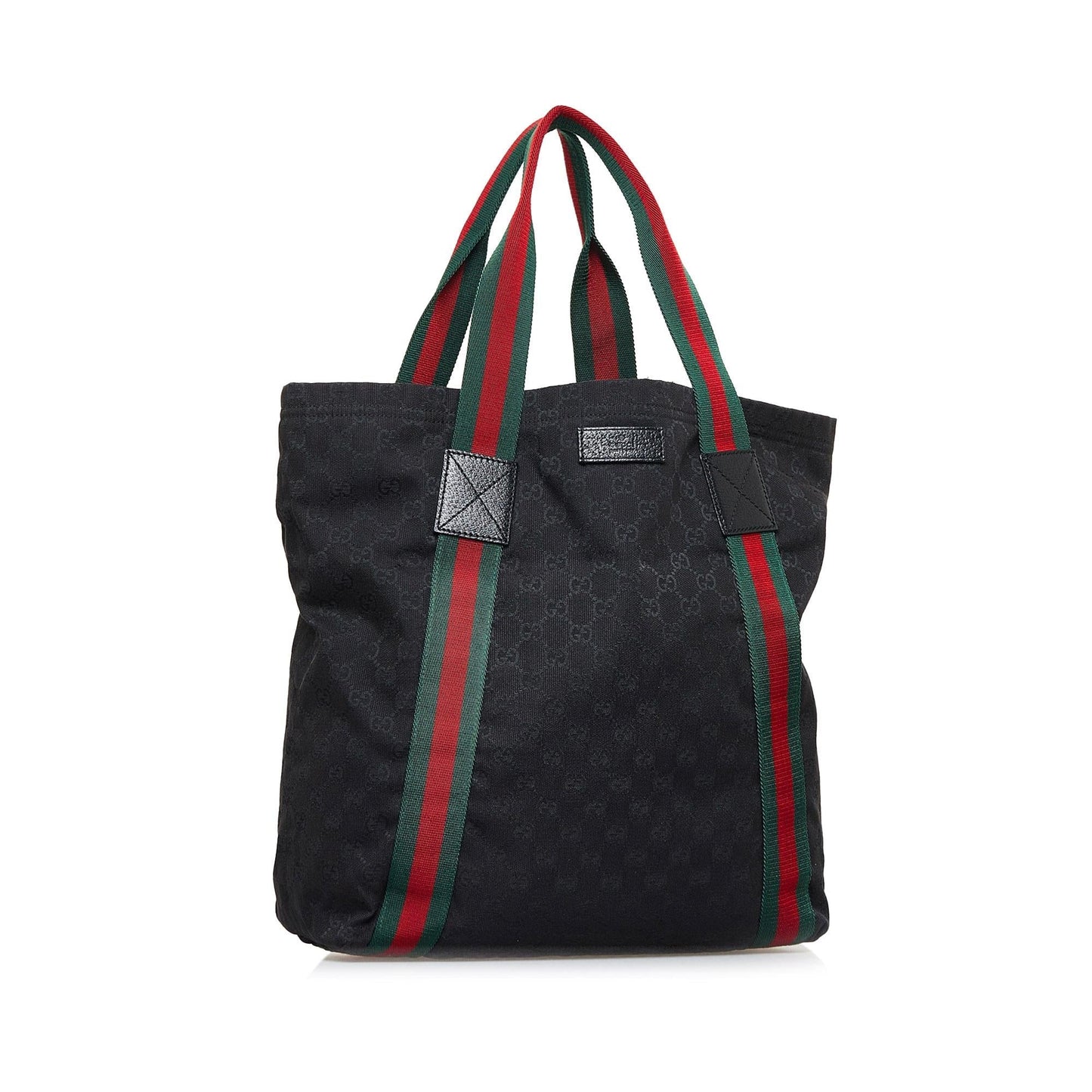 Gucci GG Canvas Web Tote Bag (SHG-XHMOLG)