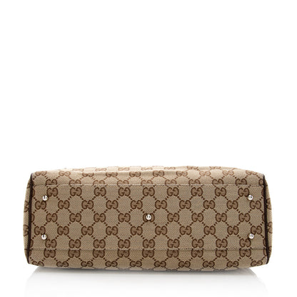 Gucci GG Canvas Web Tote