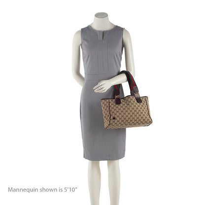 Gucci GG Canvas Web Tote