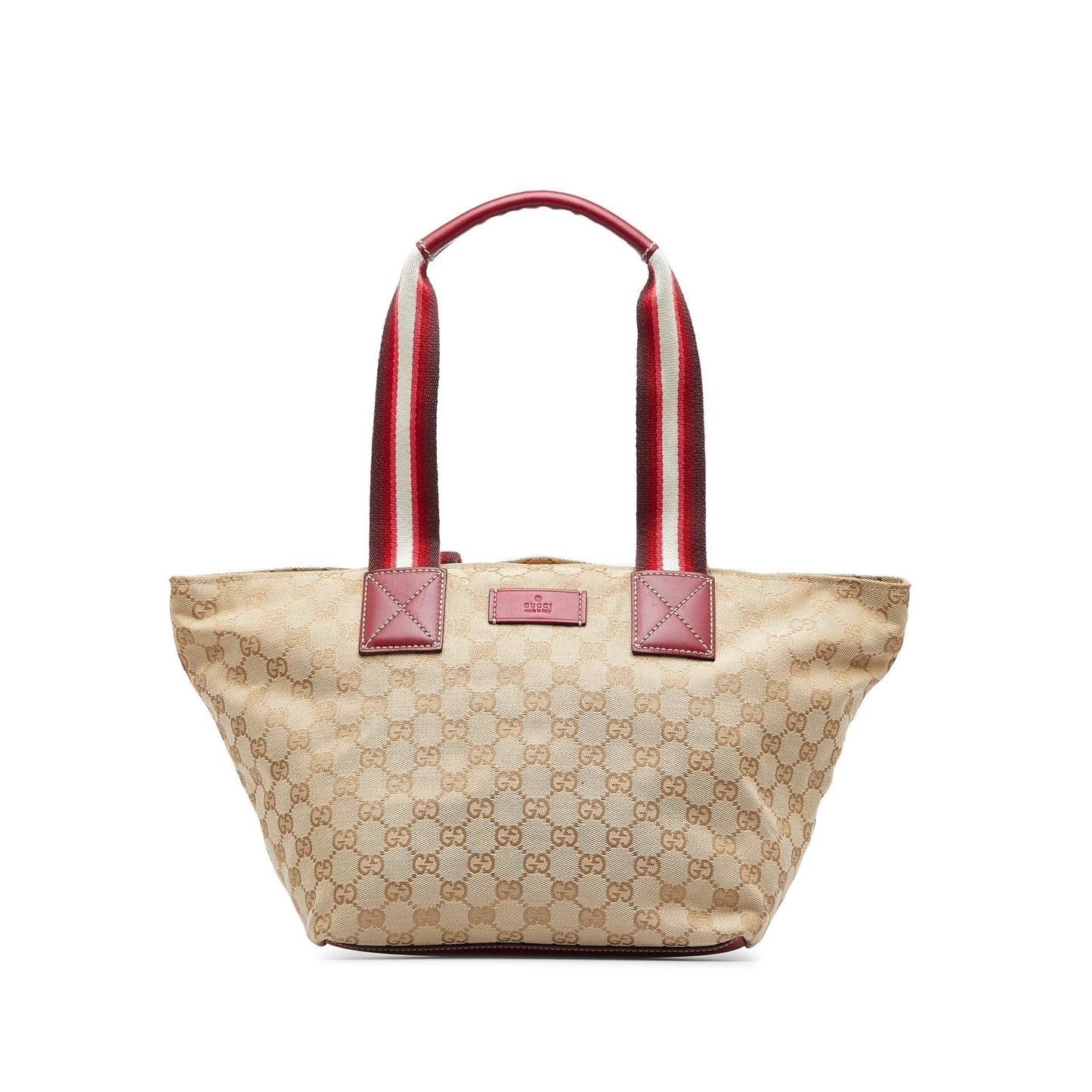 Gucci GG Canvas Web Tote (SHG-8h9gZP)