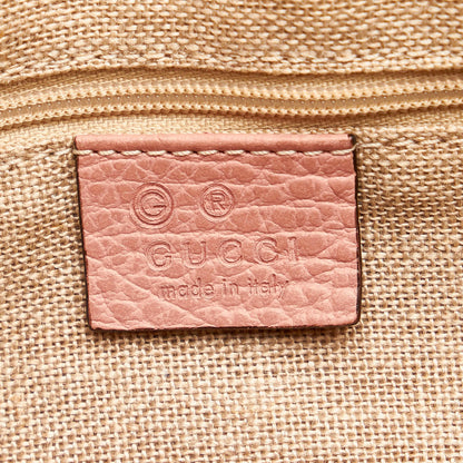 Gucci GG Charm Dome Leather Satchel