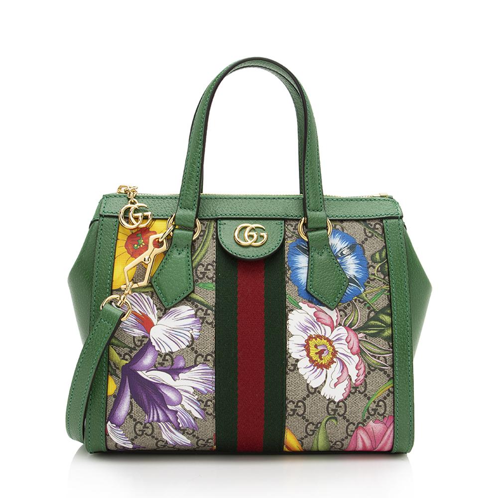 Gucci GG Flora Ophidia Small Tote (SHF-13445)