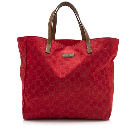 Gucci GG Nylon Shopping Tote