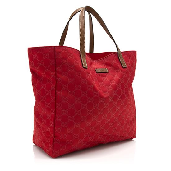 Gucci GG Nylon Shopping Tote