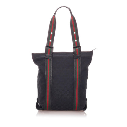 Gucci GG Nylon Web Tote Bag