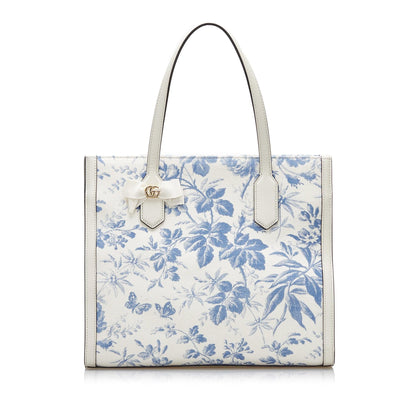 Gucci GG Ribbon Herbarium Tote (SHG-Lst5EU)