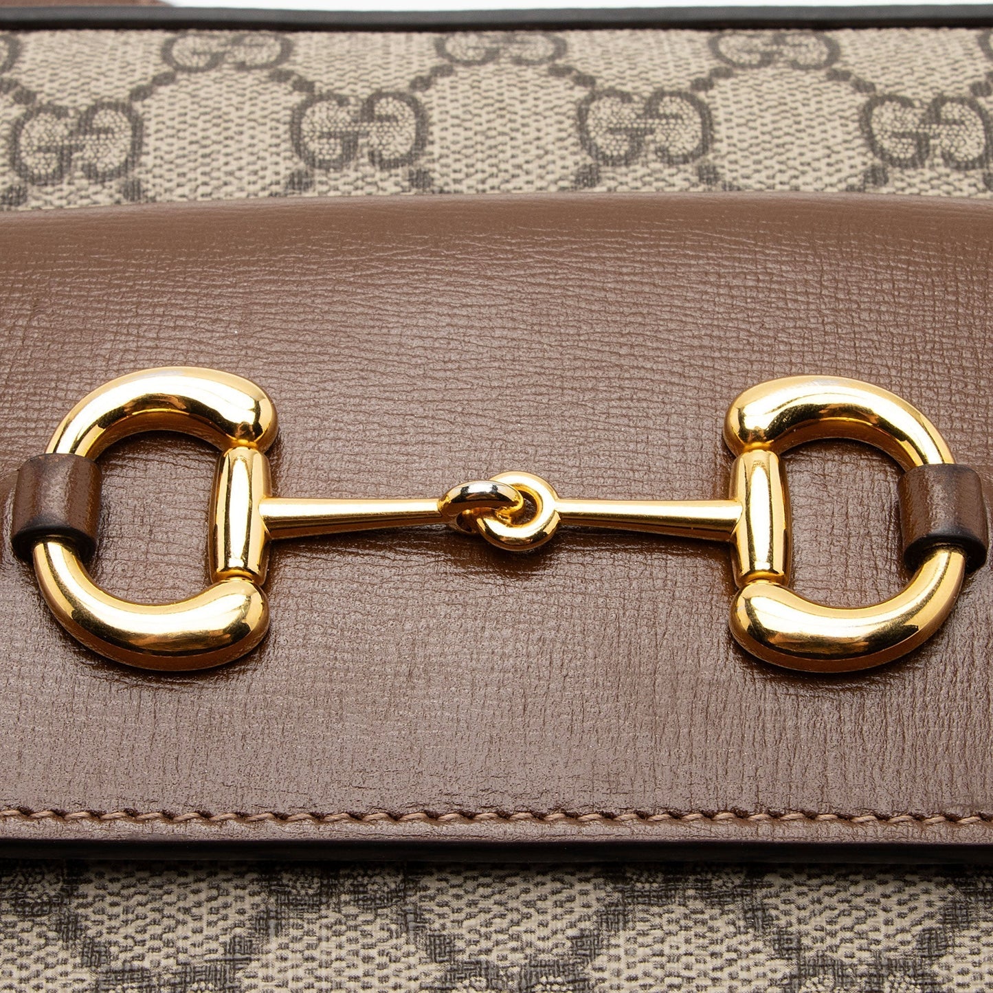 Gucci GG Supreme 1955 Horsebit Small Shoulder Bag (SHF-o9bVc1)
