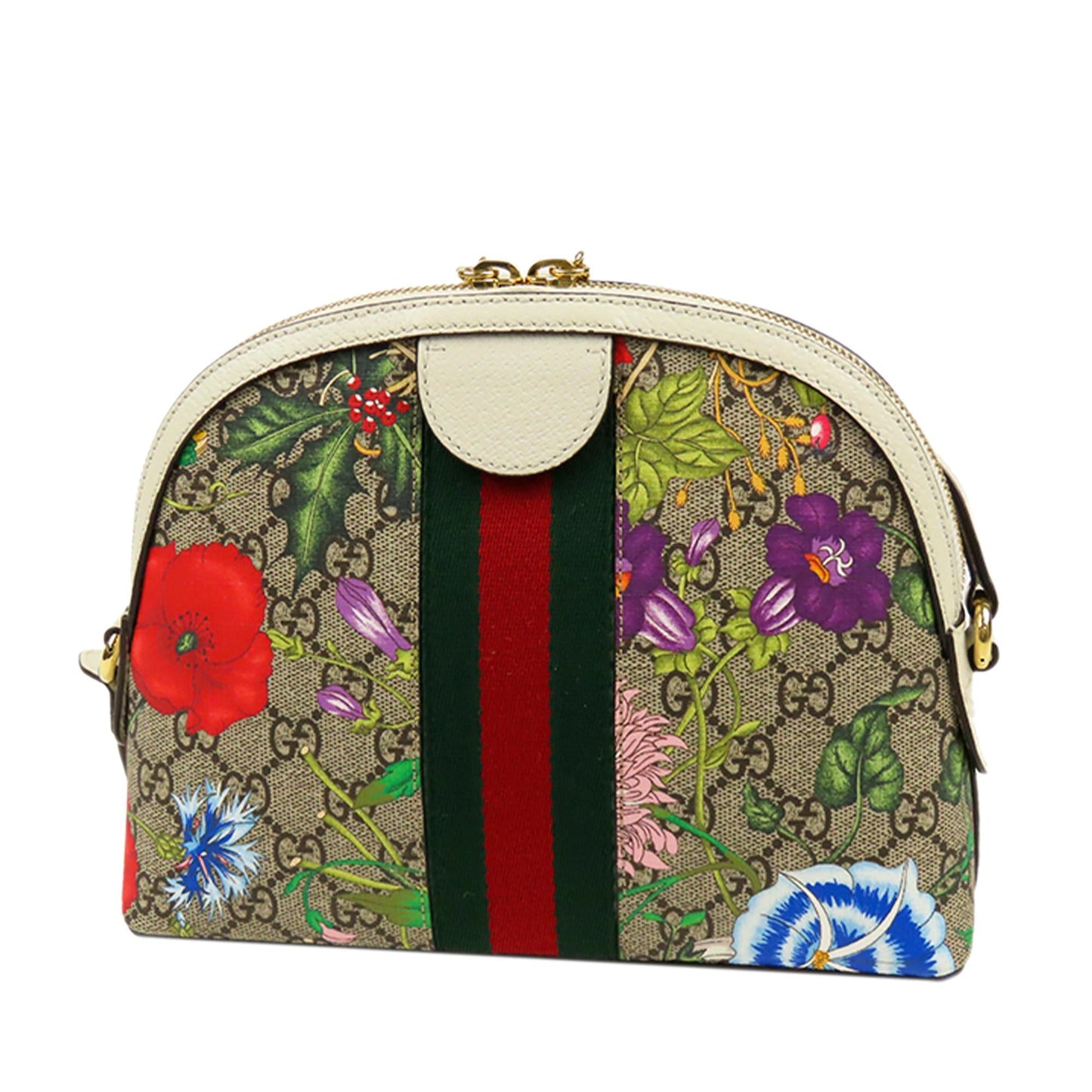Gucci GG Supreme Flora Ophidia Dome Small