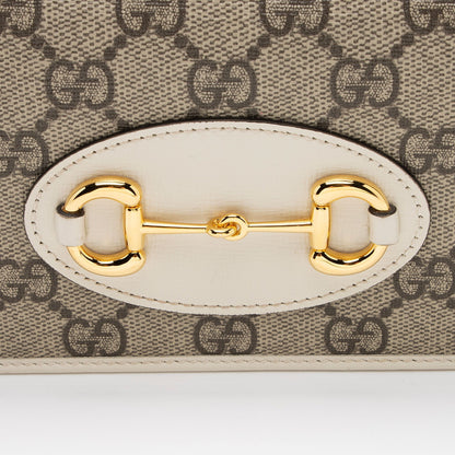 Gucci GG Supreme Horsebit 1955 Wallet on Chain Bag (SHF-4jsC4J)