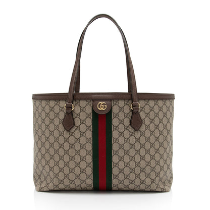 Gucci GG Supreme Ophidia Medium Shopping Tote (SHF-ZMdf0x)