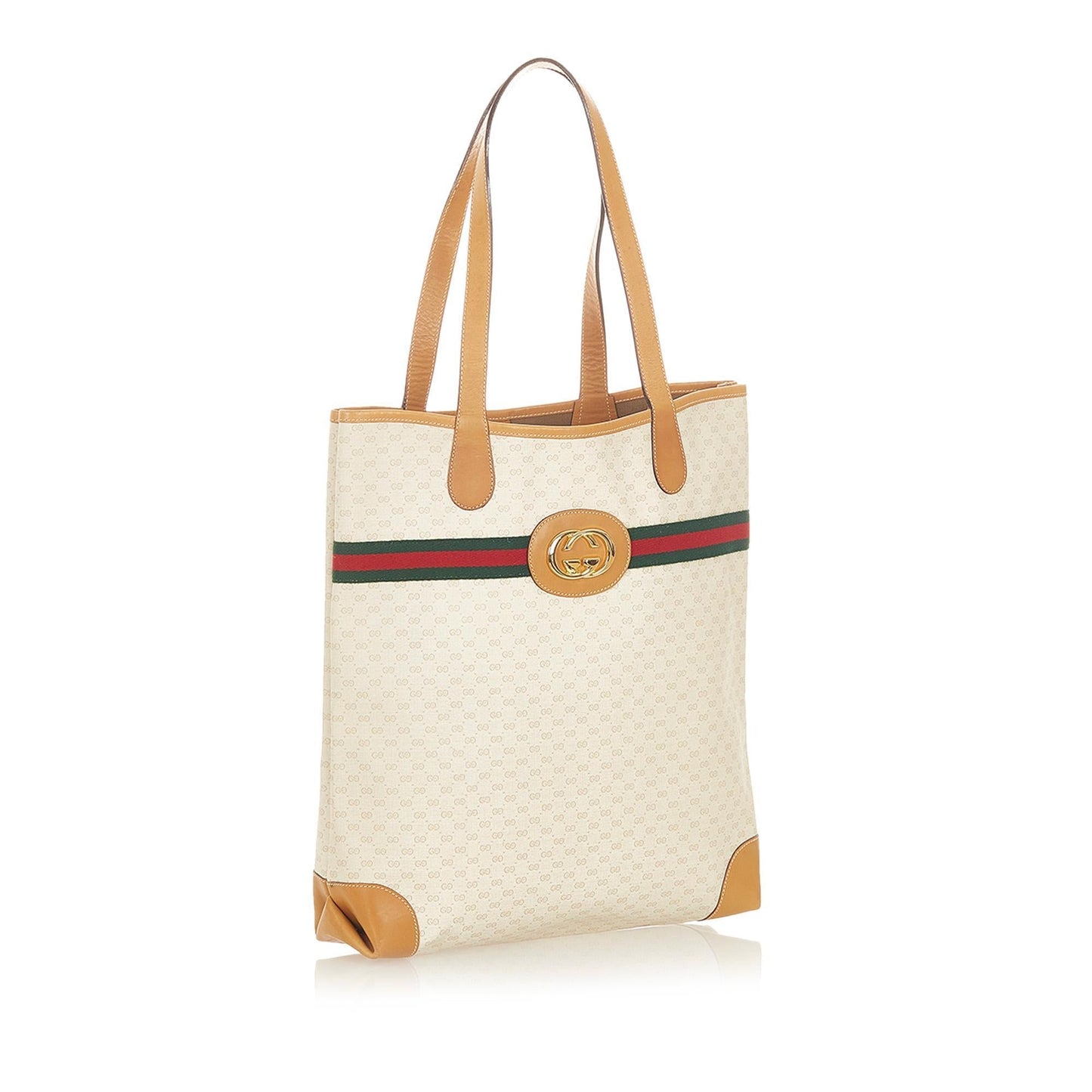 Gucci GG Supreme Web Tote Bag (SHG-19406)