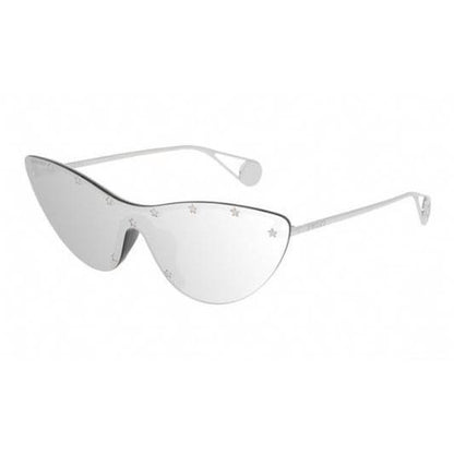 Gucci GG0666S Sunglasses Silver / Mirrored Silver Unisex (S)