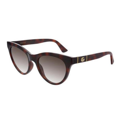 Gucci GG0763S Sunglasses Havana / Brown (S) Women's