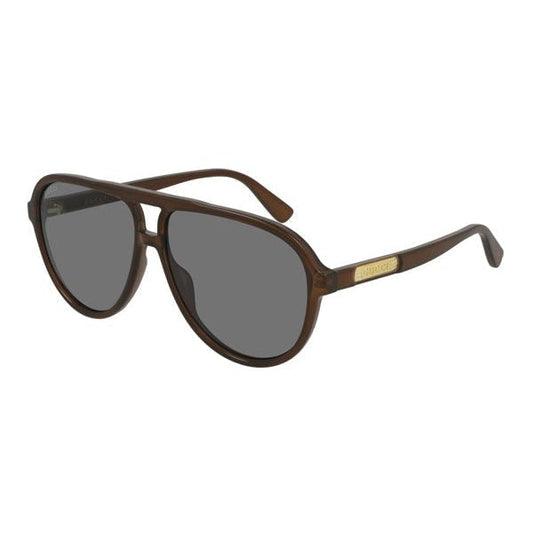 Gucci GG0935S Sunglasses Brown / Blue (S)