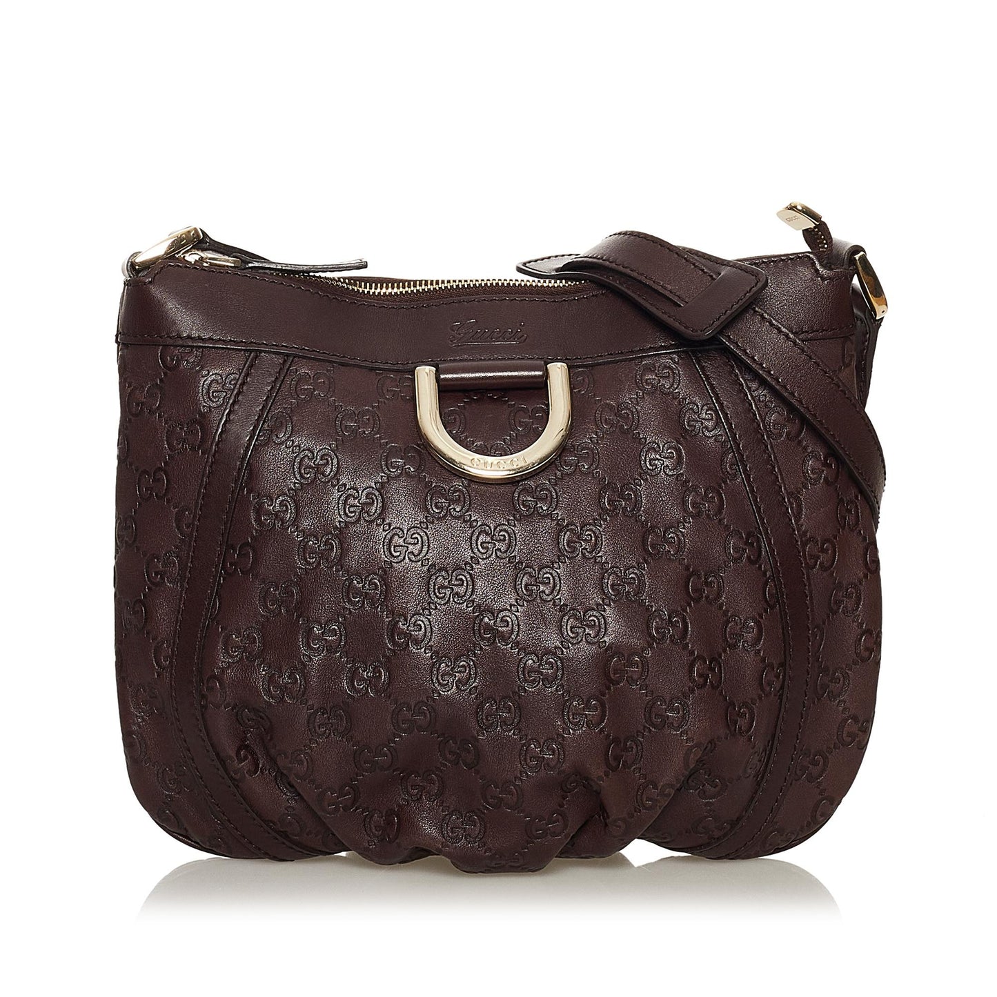 Gucci Guccissima Abbey D-Ring Crossbody Bag