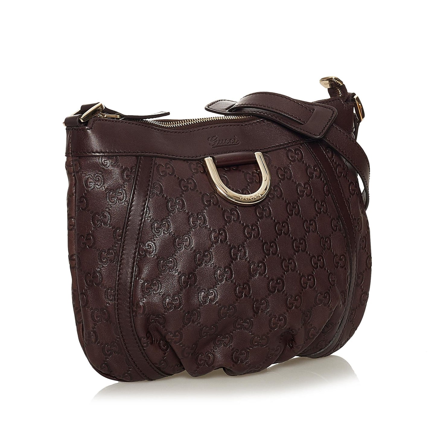 Gucci Guccissima Abbey D-Ring Crossbody Bag