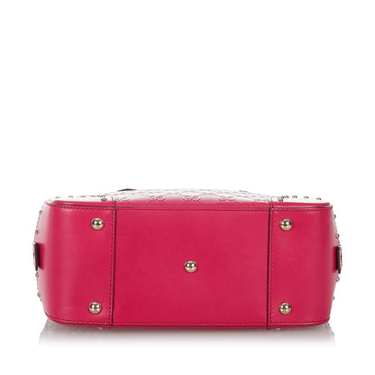 Gucci Guccissima Bright Leather Satchel
