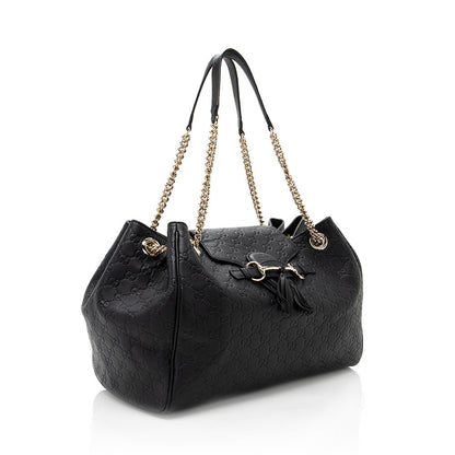 Gucci Guccissima Emily Large Shoulder Bag