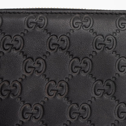 Gucci Guccissima Leather Zip Around Wallet (SHF-Vmk13c)