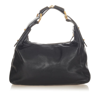Gucci Horsebit Hobo Leather Handbag