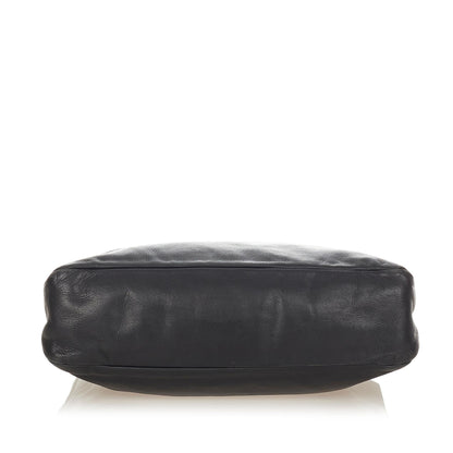 Gucci Horsebit Hobo Leather Handbag