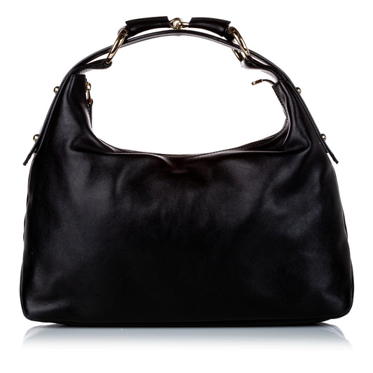 Gucci Horsebit Leather Shoulder Bag