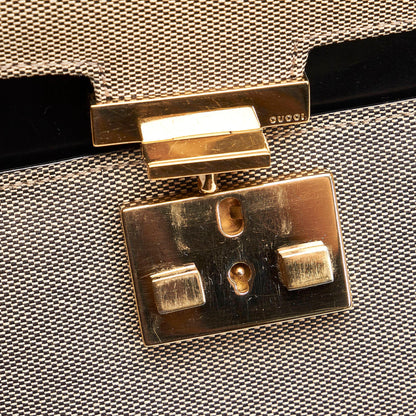 Gucci Lady Lock Canvas Tote Bag