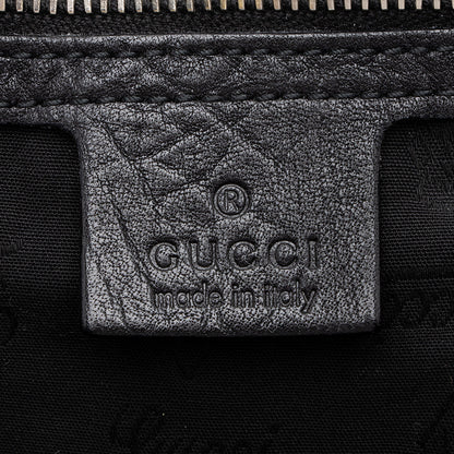 Gucci Leather Bamboo Bar Medium Tote