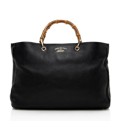 Gucci Leather Bamboo Large Shopper Tote - FINAL SALE