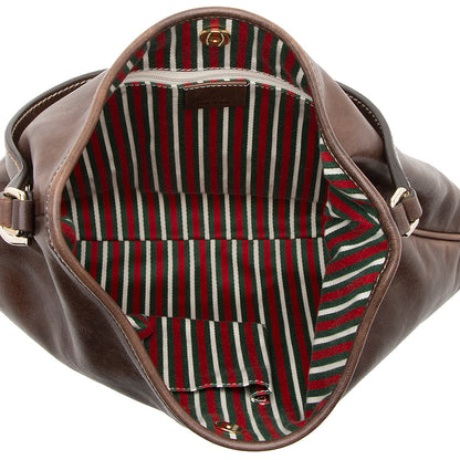 Gucci Leather Britt Medium Hobo