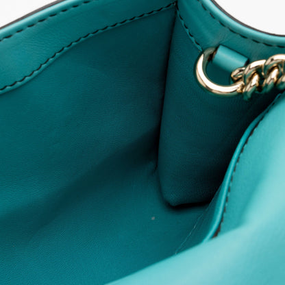 Gucci Leather Emily Small Chain Shoulder Bag (SHF-C1Ky8i)