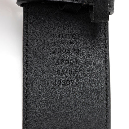 Gucci Leather GG Marmont Belt - Size 34 / 85
