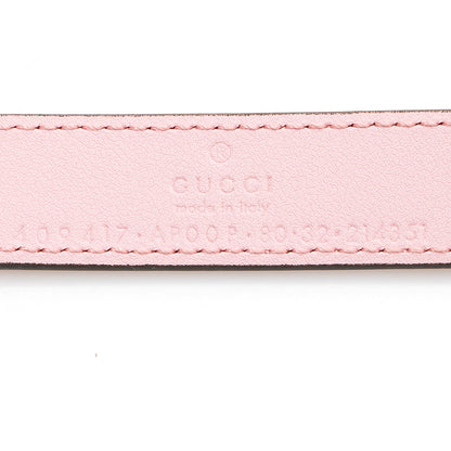 Gucci Leather GG Marmont Slim Belt - Size 32 / 80