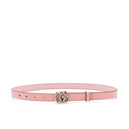 Gucci Leather GG Marmont Slim Belt - Size 32 / 80