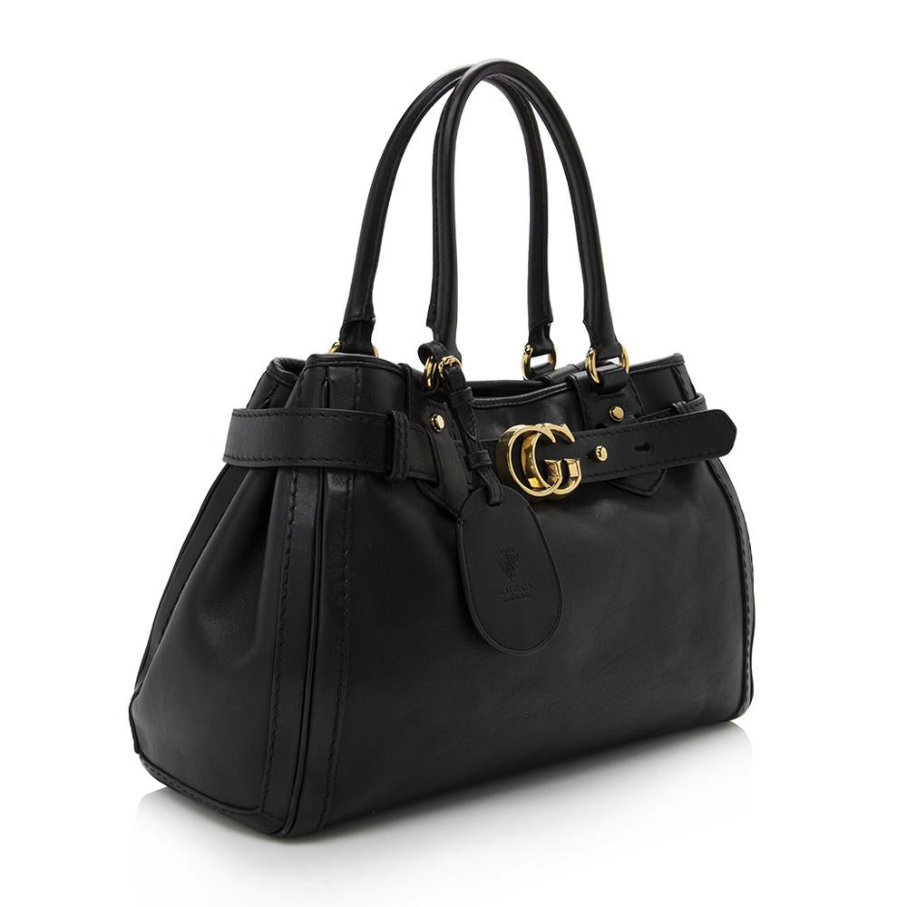 Gucci Leather GG Running Medium Tote (SHF-14457)