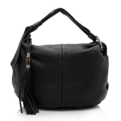 Gucci Leather Jungle Large Hobo