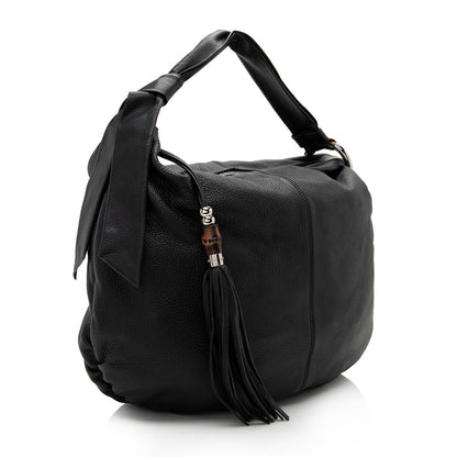 Gucci Leather Jungle Large Hobo
