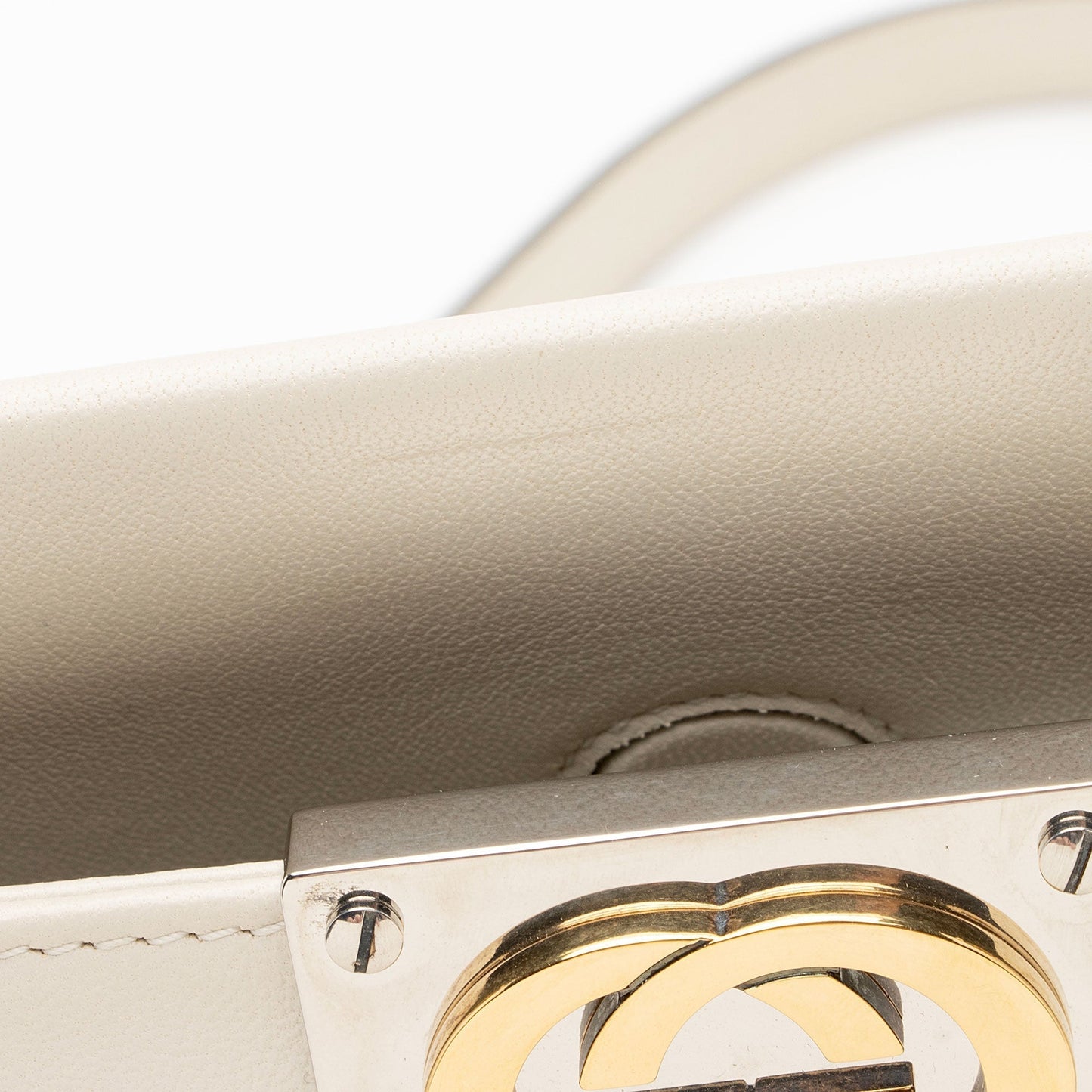 Gucci Calfskin Interlocking G Top Handle Bag (SHF-sjQV4q)