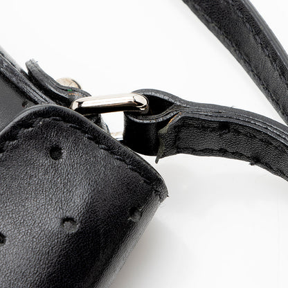 Gucci Leather Perforated Reins Pochette