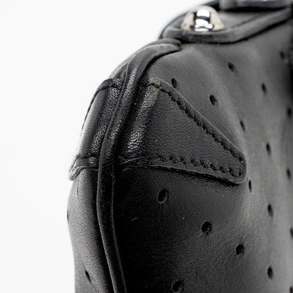 Gucci Leather Perforated Reins Pochette