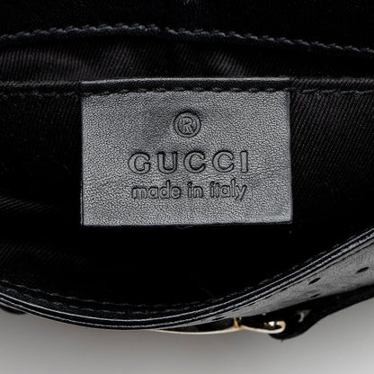 Gucci Leather Perforated Reins Pochette