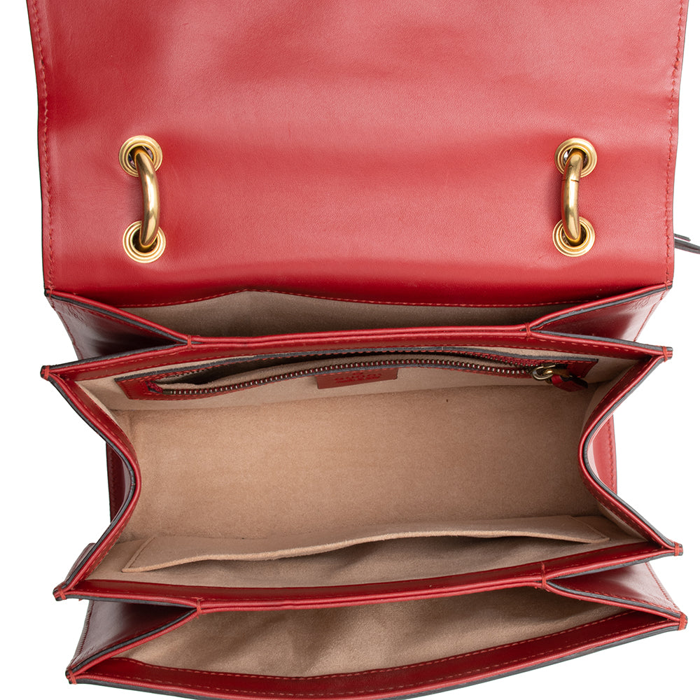 Gucci Leather Queen Margaret Top Handle Satchel