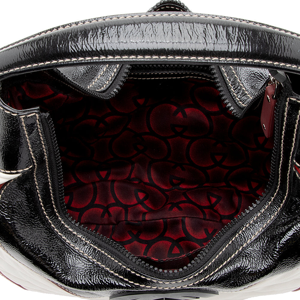 Gucci Leather Snow Glam Hobo