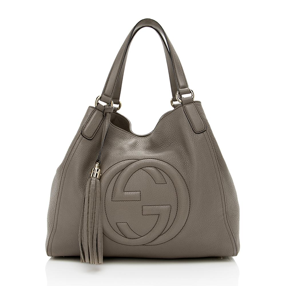 Gucci Leather Soho Medium Tote (SHF-17754)