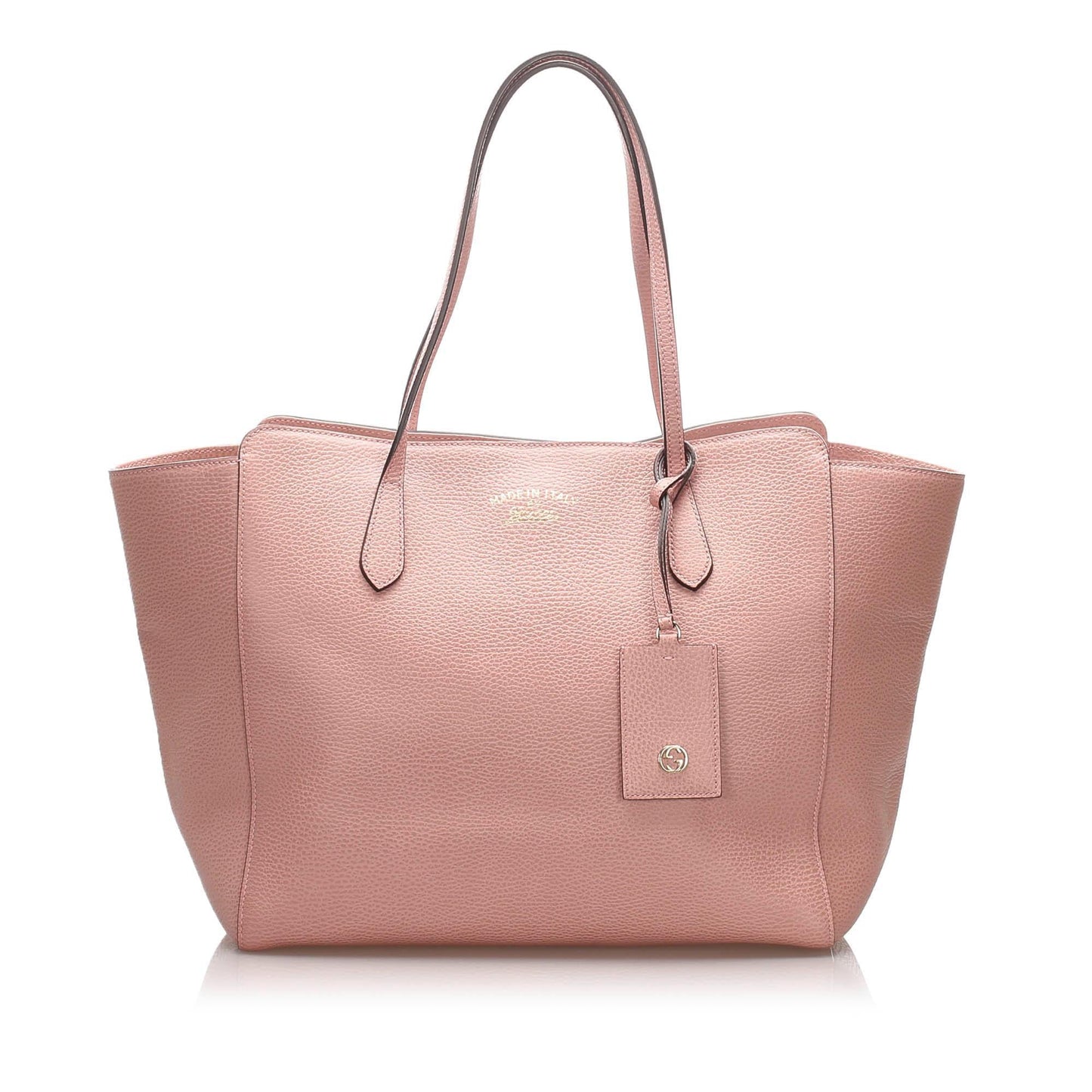 Gucci Leather Swing Tote (SHG-10357)