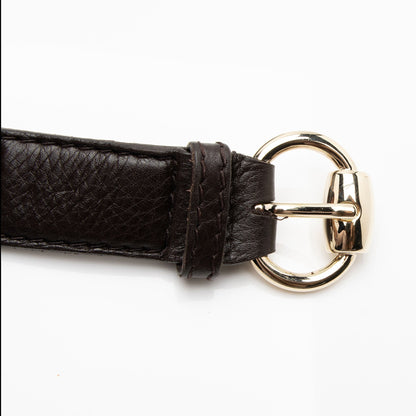 Gucci Leather Web Heritage Horsebit Large Hobo (SHF-mg2vZO)